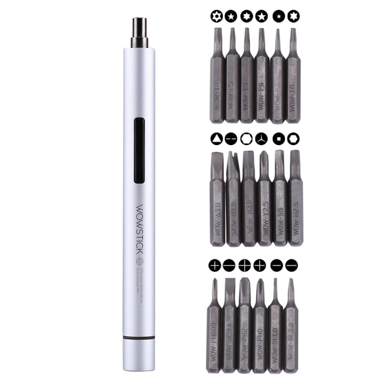 Wowstick 19 in 1 Dual Power Smart Hand Pen Screwdriver Kit Precision Bits Repair Tool for Phones and Tablets, Wowstick 1P