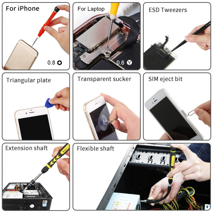 Kaisi 3801 38 in 1 Multifunctional Computer Phone Repair Tool Set