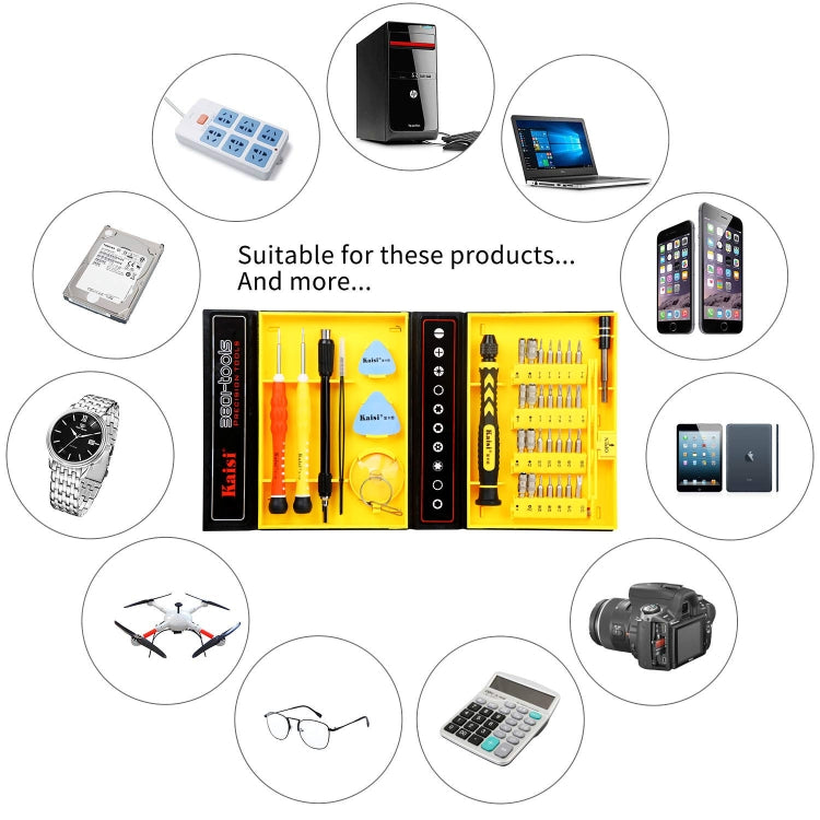 Kaisi 3801 38 in 1 Multifunctional Computer Phone Repair Tool Set