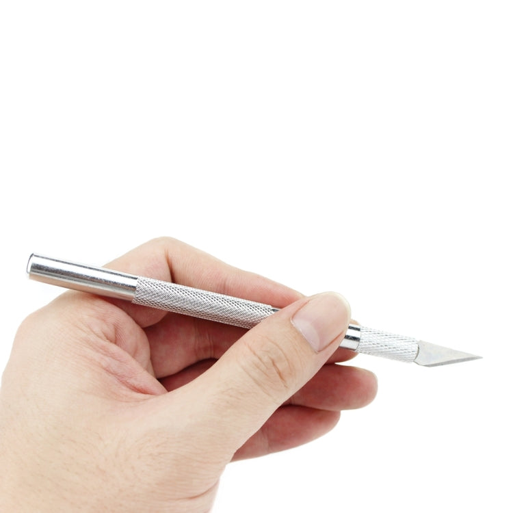 JIAFA JF-621 Coltello da intaglio in metallo Strumento professionale per la riparazione del telefono cellulare con 6 lame, JF-621