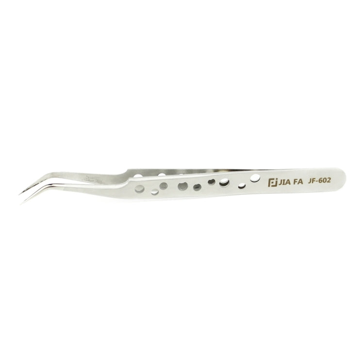 JIAFA JF-602 High Strength Curved Tip Tweezers, JF-602