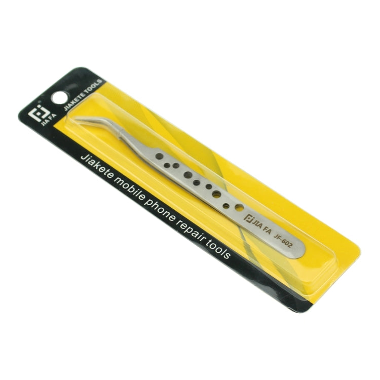 JIAFA JF-602 High Strength Curved Tip Tweezers, JF-602