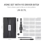 JAKEMY JM-8176 Kit di strumenti di smontaggio e riparazione per orologio 106 in 1 per telefono cellulare, JM-8176
