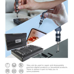 JAKEMY JM-8176 Kit di strumenti di smontaggio e riparazione per orologio 106 in 1 per telefono cellulare, JM-8176