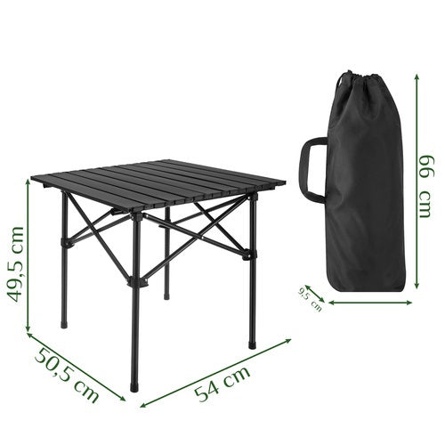 Tavolo pieghevole da campeggio in acciaio con borsa 00027294 5900779962415 F1004