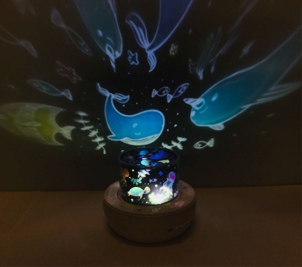 Lampada da notte con proiettore vari temi WH-E01 F1008