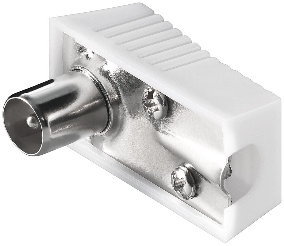 Spina coassiale IEC angolare a vite per cavo TV - confezione 10 pezzi 4040849115042 11504 F1320