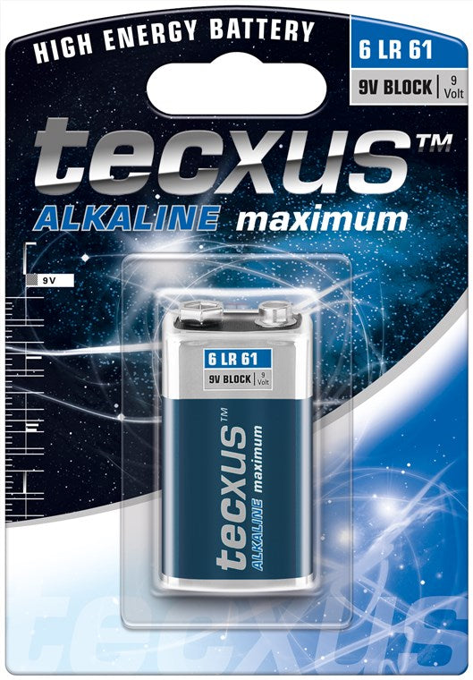 Batteria al manganese alcalino 6LR61/6LP3146/9V Block