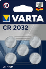 Batteria a bottone al litio 3 V CR2032 blister da 5