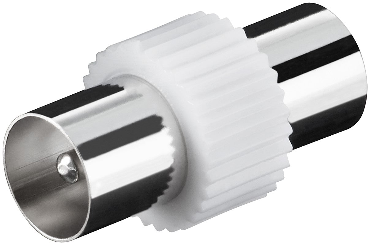 Adattatore coassiale spina-spina 75 Ohm per cavo TV SAT 11535 4040849115356 F1458