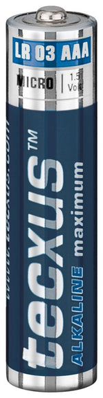 Batteria al manganese alcalino LR03/AAA (Micro) 12V confezione da 24 Tecxus 23817 4250145238172 F1463