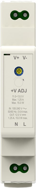 Alimentatore per guida DIN 12V 1,25A 15W 4040849595738 59573 F1465