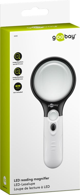 Lente di ingrandimento con LED 2x-12x 4040849412554 41255 F1474