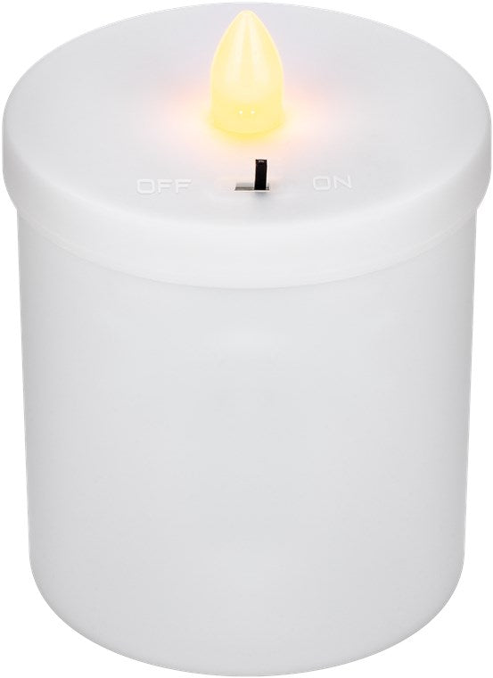 Lumino rosso a LED bianco caldo 2xAA IP44 4040849603358 60335 F1477
