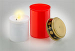 Lumino rosso a LED bianco caldo 2xAA IP44 4040849603358 60335 F1477