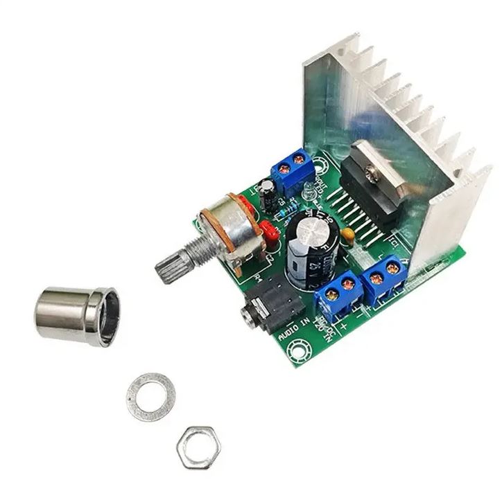 Amplificatore audio di potenza DC12V 2x15W 2 canali TDA7297 F1490
