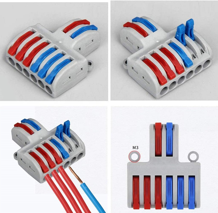 Morsettiera 2 INPUT / 6 OUTPUT  0.08-4.0mm² F1512