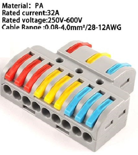 Morsettiera 3 INPUT / 9 OUTPUT 0.08-4.0mm ²/28-12AWG F1525