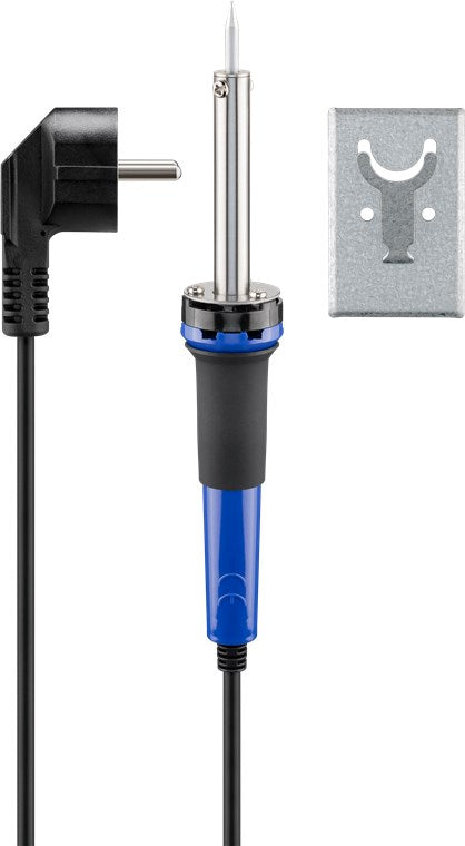 Set saldatore 30W con supporto/punte/stagno 10g e pasta saldante 10g 45242 4040849452420
