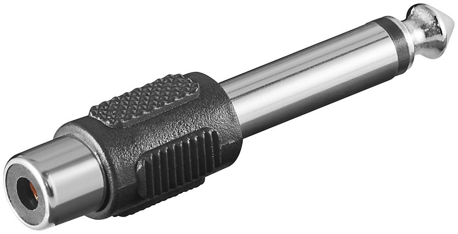 Adattatore RCA a connettore jack AUX mono da 6,35 mm 4040849111181 11118 F1630