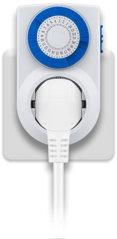 Timer analogico 16A 3500W per presa elettrica 4040849590382 59038 F1644