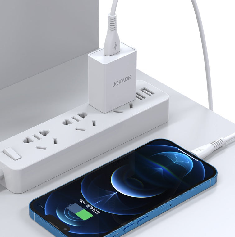 Caricabatterie USB Lightning  ricarica rapida 5V/5A JB022