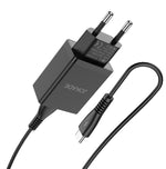 Caricabatterie USB type C ricarica rapida 5V/5A nero JB022 F2160