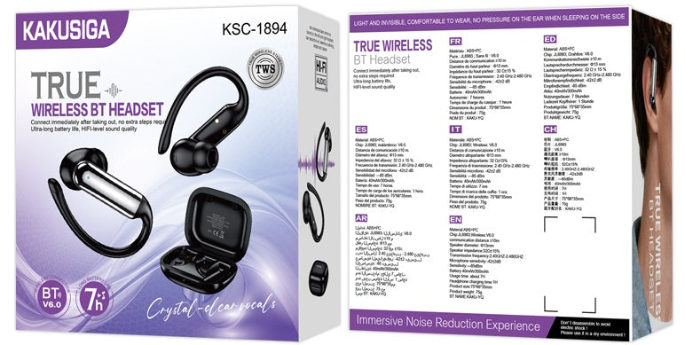 Auricolari Bluetooth TWS con archetto KSC-1894 KSC-1894 6921042155524 F2165