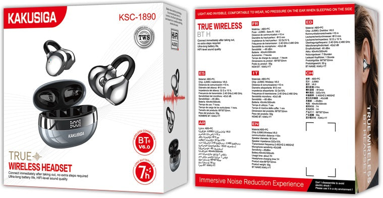 Auricolari Bluetooth TWS con ganci auricolari KSC-1890 6921042155319 F2185