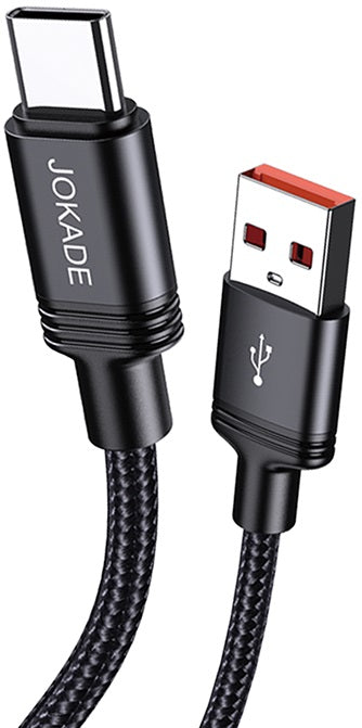 Cavo per ricarica e sincronizzazione USB Type-C 3m ricarica rapida 5A nero intrecciato JA057 6921042150109 F2360