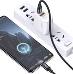Cavo per ricarica e sincronizzazione USB-C JA041 2m nero 100W ricarica rapida 6921042137902 F2408Cavo per ricarica e sincronizzazione USB-C JA041 2m nero 100W ricarica rapida 6921042137902 F2408