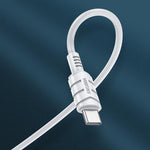 Cavo per ricarica e sincronizzazione type C 2m 3A bianco KSC-716 F2440