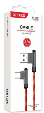 Cavo per ricarica e sincronizzazione USB type C 1.2m 3.2A KSC-125  6921042108681 F4055