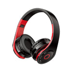 Cuffie ad archetto Bluetooth con ingresso sched SD rosse e nere KSC-728 6921042122465 F4060