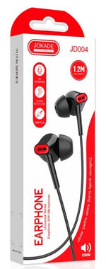 Cuffie auricolari con microfono 1.2m nere JD004 6921042124285 JD004 F4125