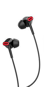 Cuffie auricolari con microfono 1.2m nere JD004 6921042124285 JD004 F4125