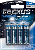 Batteria al manganese alcalino 1,5V  LR6/AA
