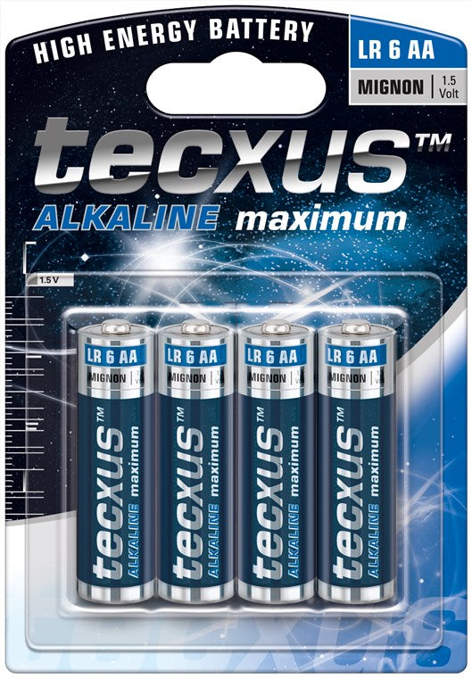 Batteria al manganese alcalino 1,5V  LR6/AA