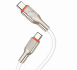Cavo USB-C  PD 100W bianco 1 m KSC-1022 6921042155678 F4323