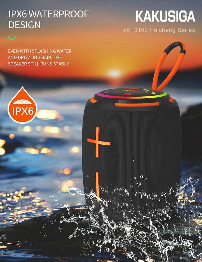 Altoparlante Bluetooth 10W con luci LED KK-3102 6921042149066 F4353