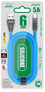 Cavo per ricarica USB Type-C azzurro JA026 F4360 6921042130262