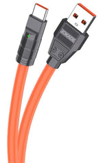Cavo per ricarica USB Type-C arancione JA026 6921042130262 F4370