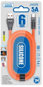 Cavo per ricarica USB Type-C arancione JA026 6921042130262 F4370