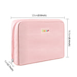 FunAdd Astuccio per matite di grande capacità Organizzatore Borsa cosmetica in tela, dimensioni: 230 x 170 x 75 mm, 230 x 170 x 75mm