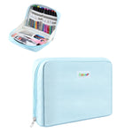 FunAdd Astuccio per matite di grande capacità Organizzatore Borsa cosmetica in tela, dimensioni: 230 x 170 x 75 mm, 230 x 170 x 75mm