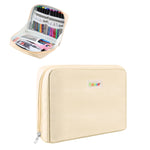 FunAdd Astuccio per matite di grande capacità Organizzatore Borsa cosmetica in tela, dimensioni: 230 x 170 x 75 mm, 230 x 170 x 75mm