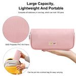 HAWEEL Astuccio per cosmetici Organizzatore per cosmetici Borsa per occhiali in tela, dimensioni: 230 x 110 x 70 mm, 230 x 110 x 70mm