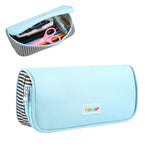 HAWEEL Astuccio per cosmetici Organizzatore per cosmetici Borsa per occhiali in tela, dimensioni: 230 x 110 x 70 mm, 230 x 110 x 70mm