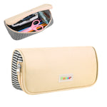 HAWEEL Astuccio per cosmetici Organizzatore per cosmetici Borsa per occhiali in tela, dimensioni: 230 x 110 x 70 mm, 230 x 110 x 70mm