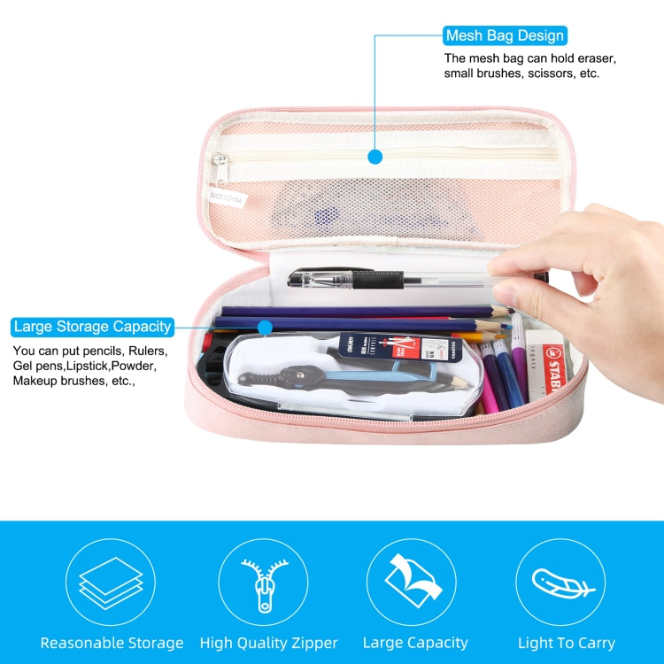 FunAdd Pencil Case Cosmetic Storage Organizer Bag, Dimensioni: 235 x 105 x 50 mm, 235 x 105 x 50mm